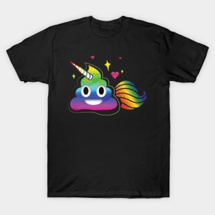 Cute Girl Rainbow Poop T-Shirt